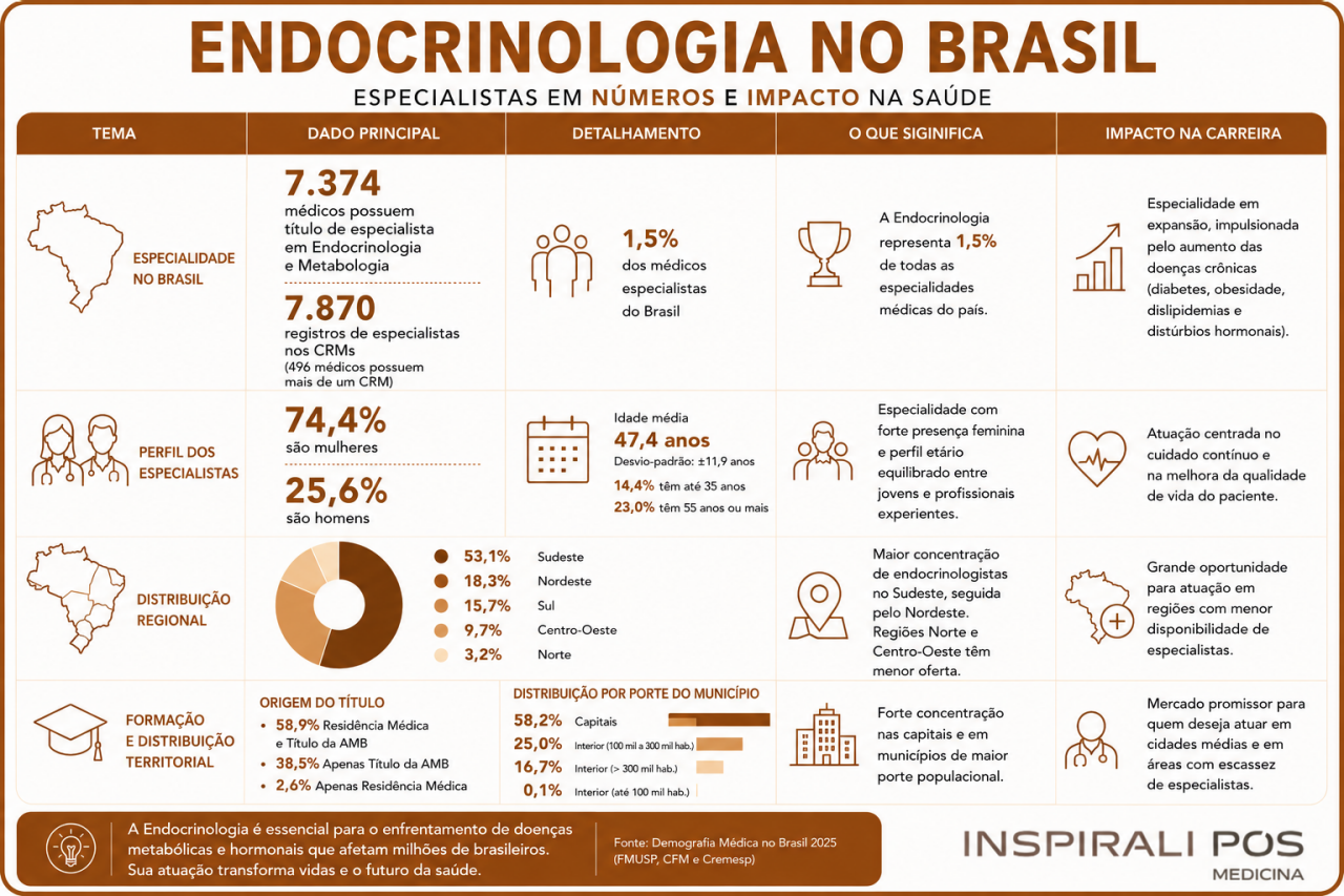carreira em endocrinologia